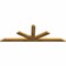 Ekena Millwork Saratoga Rough Sawn Timber Gable Bracket, Western Red Cedar, 72"W x 24"H x 2"D x 4"F, 8/12 Pitch GBW072X24X0204SAR00RWR - alternate 5